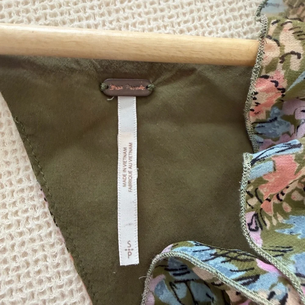 Free People Mabel Ruched Long‎ Sleeve Top